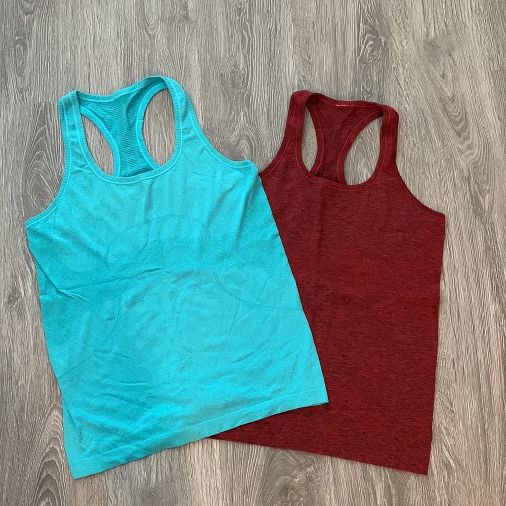 Lululemon Athletica Swiftly Tech Racerback Tank Top- Set of 2